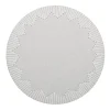 Dream Weaver Placemat in Gray & White, Set of 4