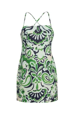 Dria Mini Dress in Estelle Mint