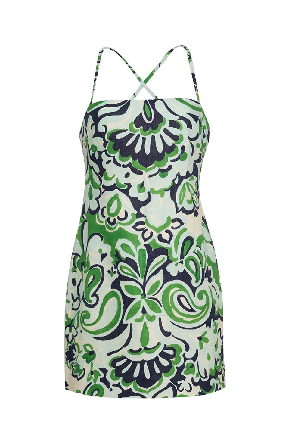 Dria Mini Dress in Estelle Mint