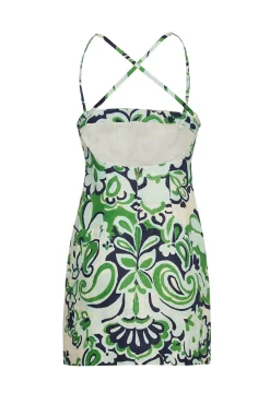 Dria Mini Dress in Estelle Mint