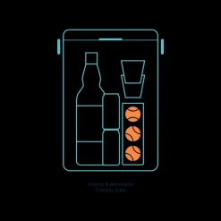 Drinks Box in Bazaruto Blue