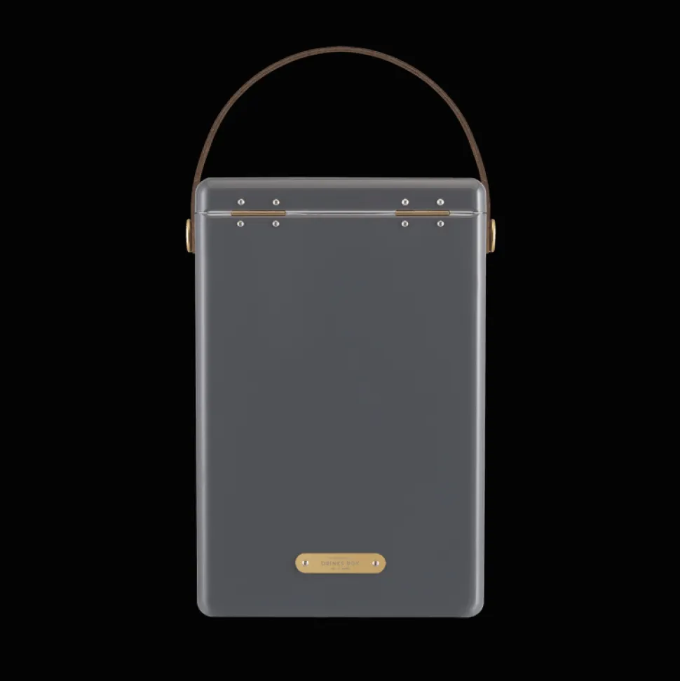 Drinks Box in Oyster Grey
