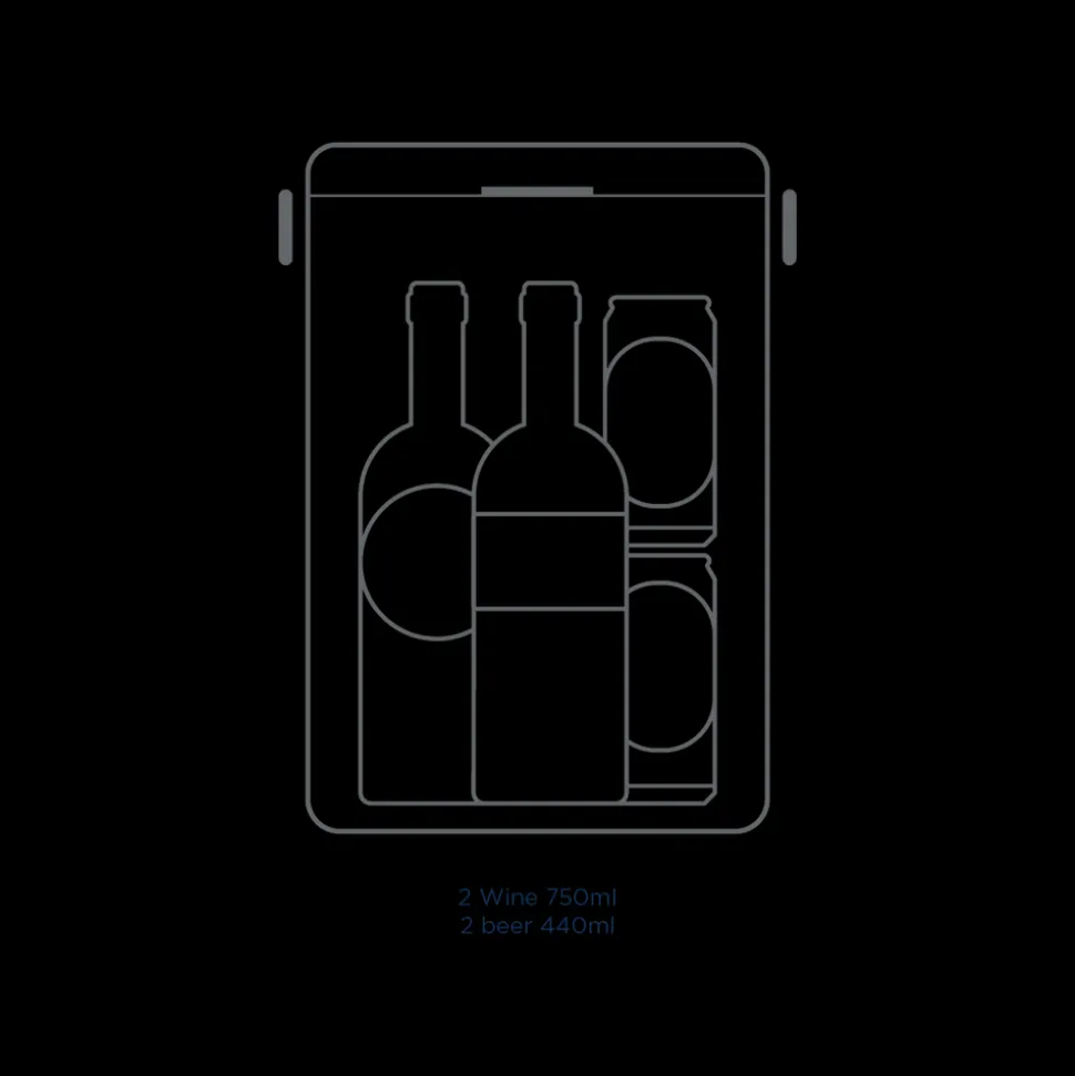 Drinks Box in Oyster Grey