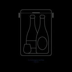 Drinks Box in Oyster Grey