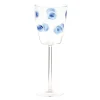Drop Blue Wine Glass