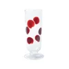 Drop Red Champagne Glass