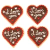 Dutch Heart Sugar Cookies, Set of 12