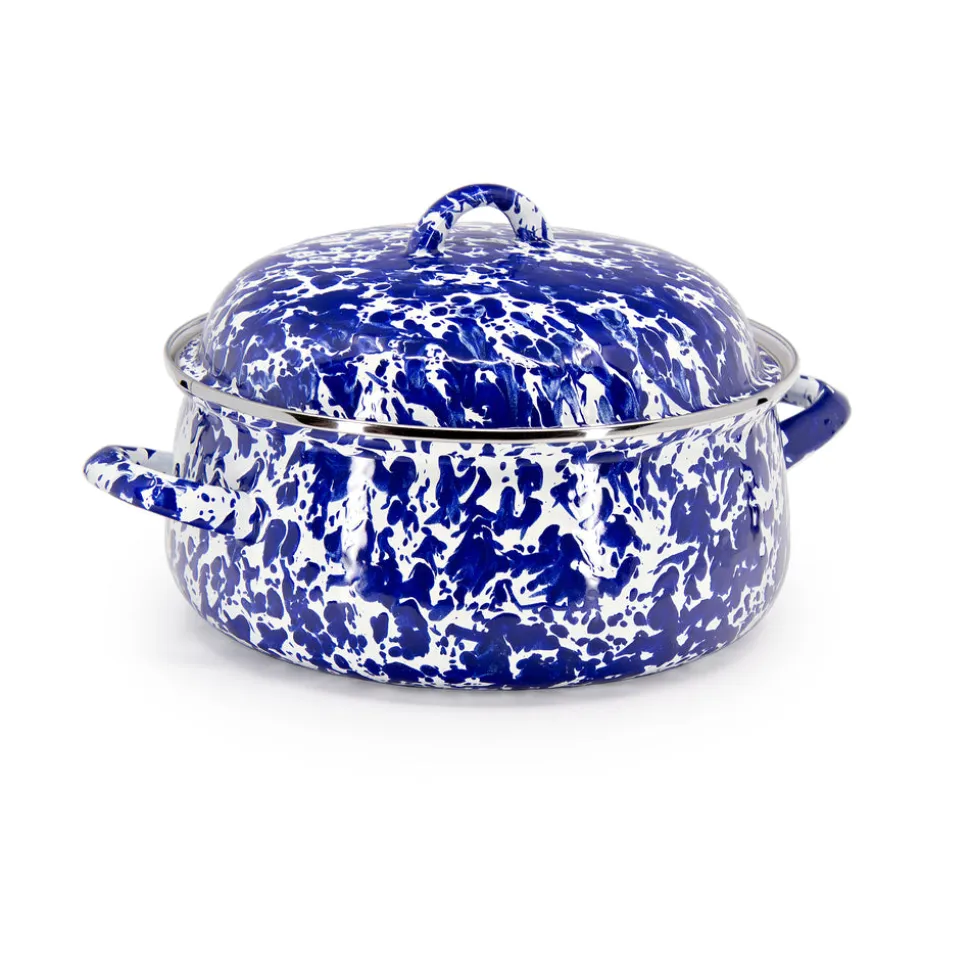 Dutch Oven in Cobalt Swirl