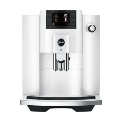 E6 Fully Automatic Coffee Machine in Piano White