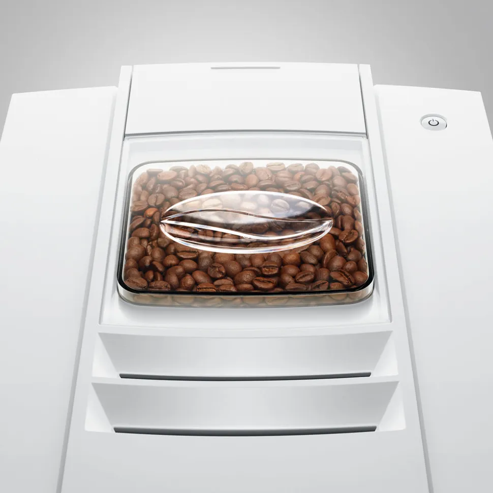 E6 Fully Automatic Coffee Machine in Piano White
