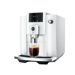 E4 Fully Automatic Coffee Machine in Piano White