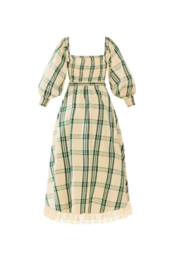 EDDY x Mckenzie Depinto Eloise Dress in Green Plaid & Floral