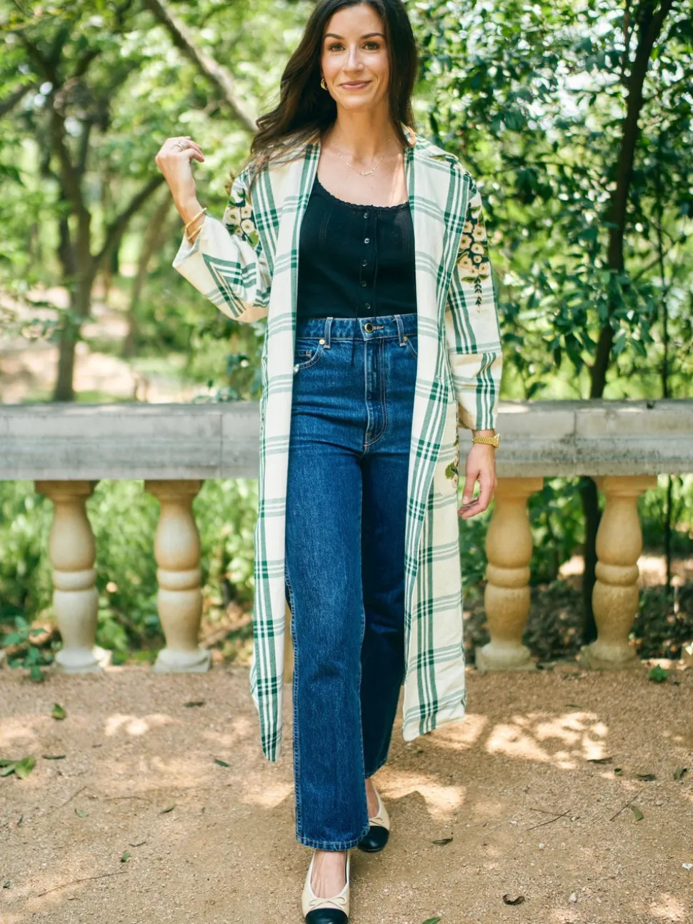 EDDY x Mckenzie Depinto Melly Jacket in Green Plaid & Floral