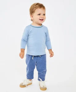 Edward Baby T-Shirt in Dustry Blue