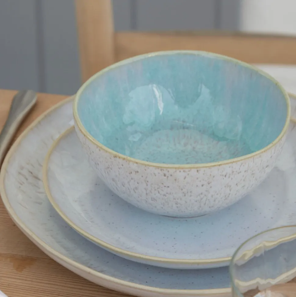 Eivissa Collection Cereal Bowls in Sea Blue, Set of 6
