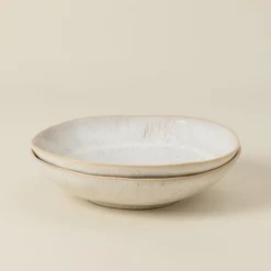 Eivissa Collection Pasta Bowls in Sand Beige, Set of 6