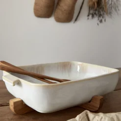 Eivissa Collection Rectangle Baker in Sand Beige