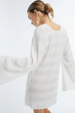 Elara Mini Dress in White