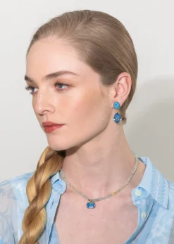 Elba Necklace in Aquamarine