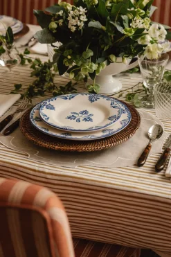 Eleanor Dessert Plate in Blue