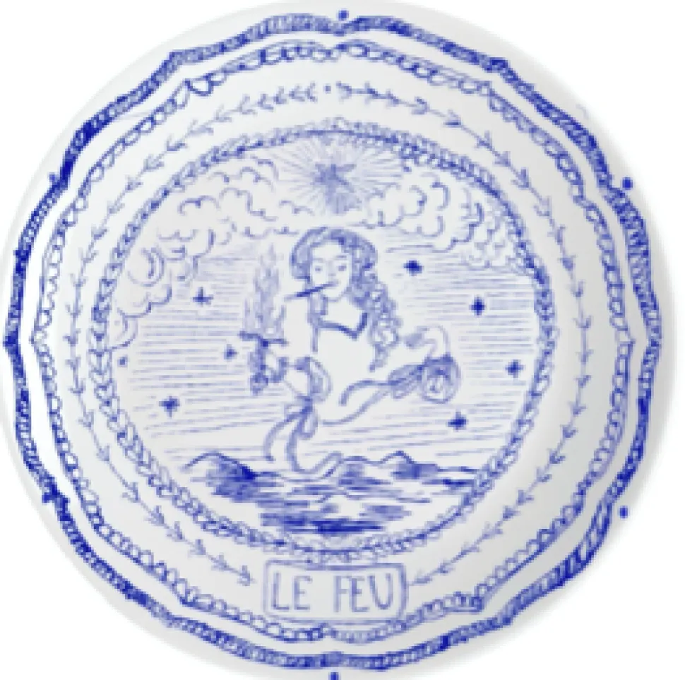 Element "Le Feu" Plate