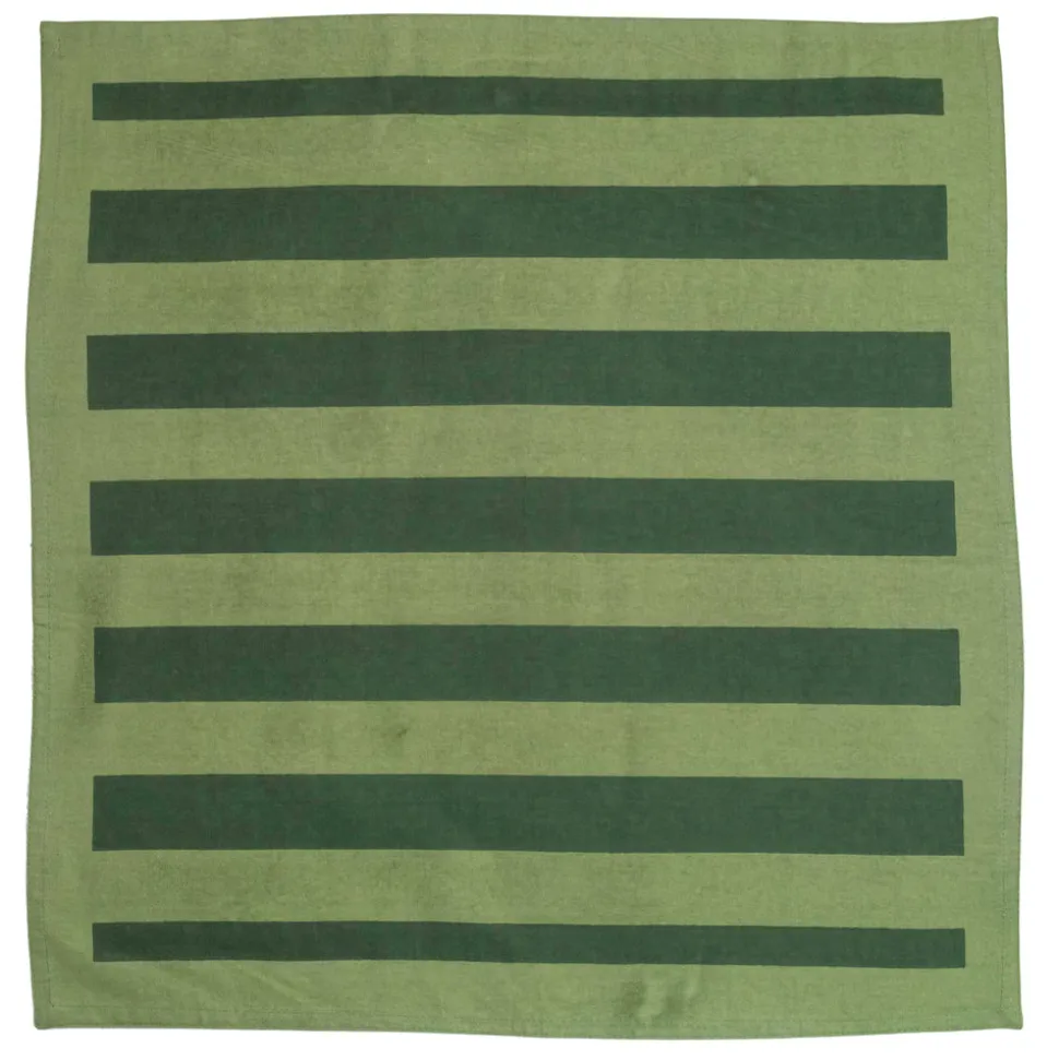 Elena Green Stripe Napkins