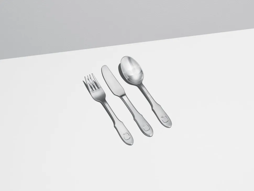 Elephant Cutlery Sterling Silver, Set of 3
