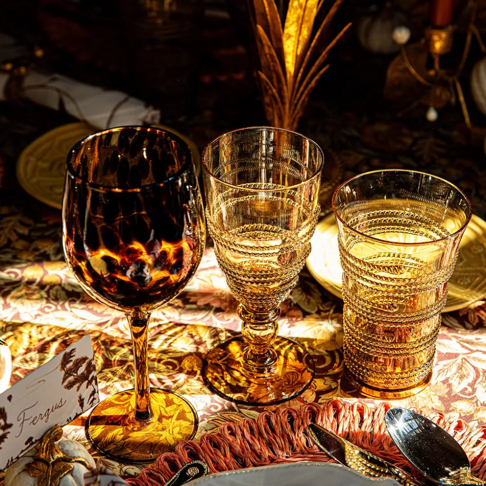 Ella Goblet in Amber