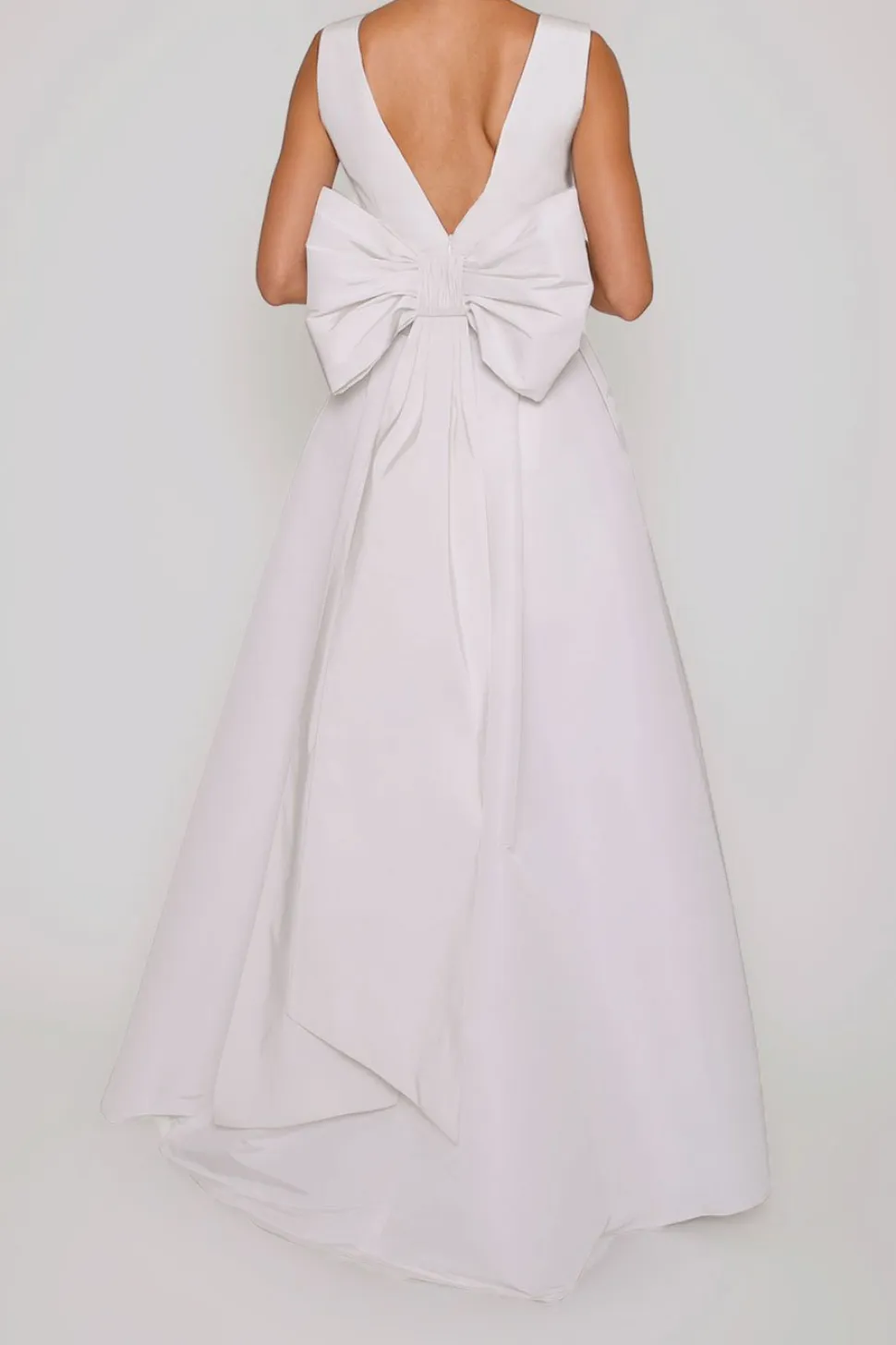 Ella Silk Faille Mini Dress with Convertible Skirt