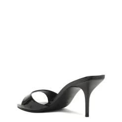 Elodie Patent Leather Sandal in Black