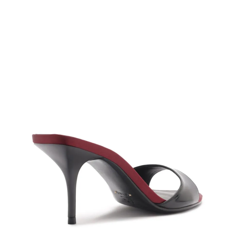 Elodie Patent Sandal in Black