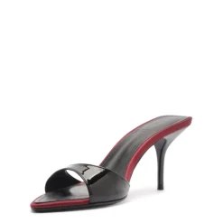 Elodie Patent Sandal in Black