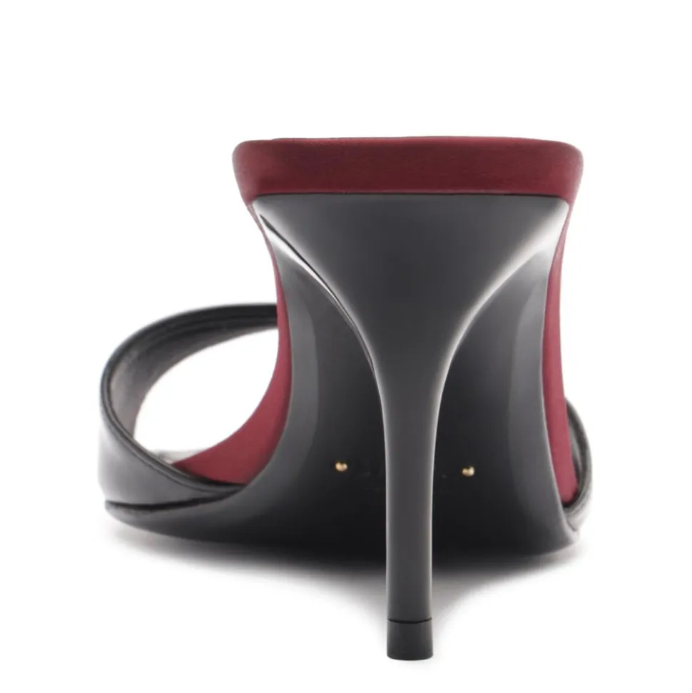 Elodie Patent Sandal in Black