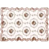 Elodie Placemat and Napkin Set with Bows and Florals with Embroidery