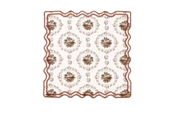 Elodie Placemat and Napkin Set with Bows and Florals with Embroidery