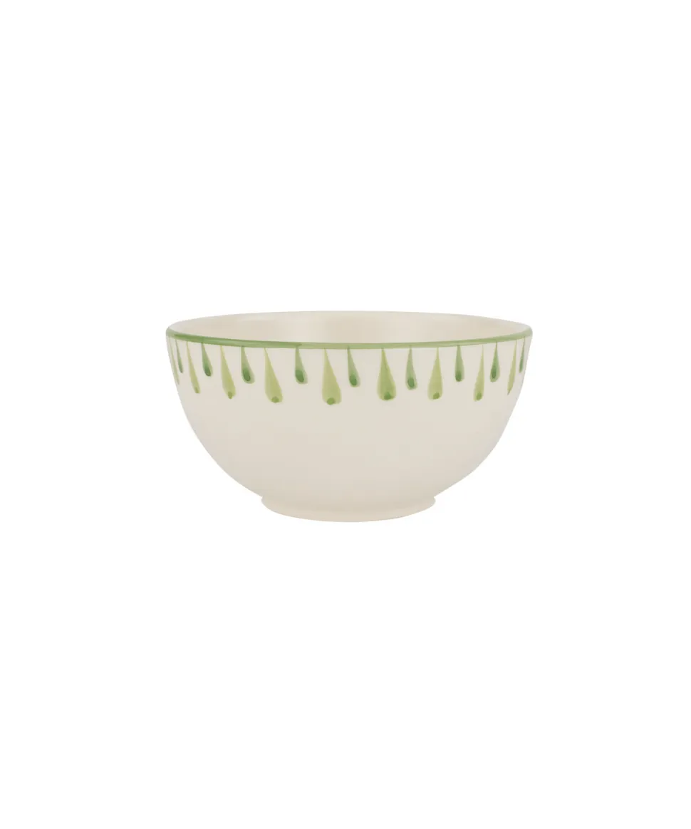 Elouise Cereal Bowl in Green, Set of 6