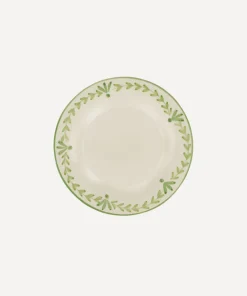 Elouise Dessert Plate in Green, Set of 6