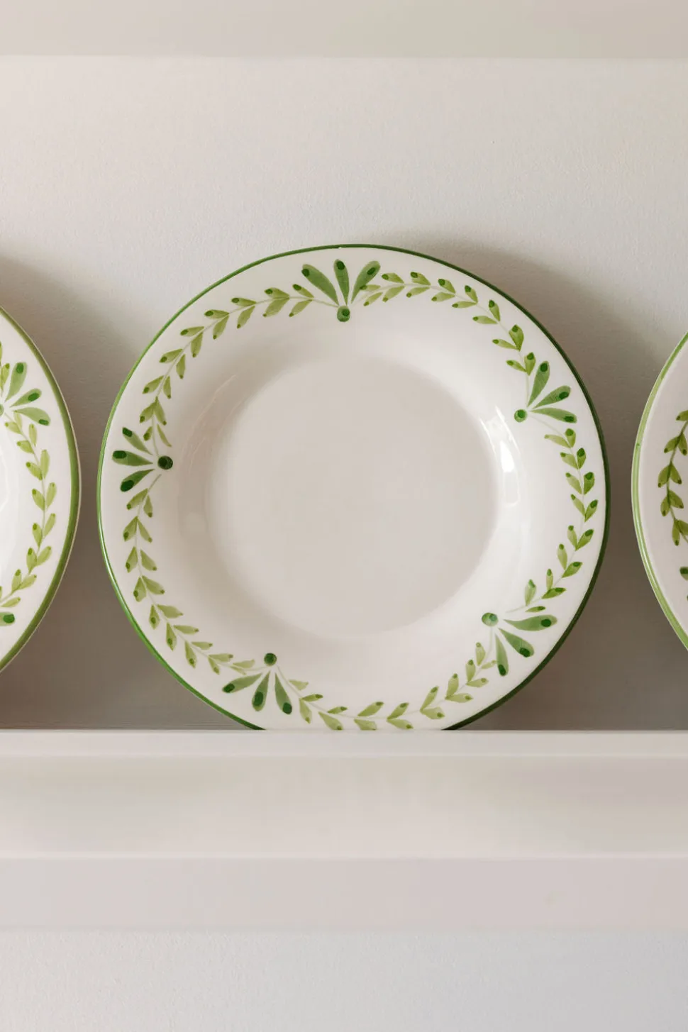 Elouise Dessert Plate in Green