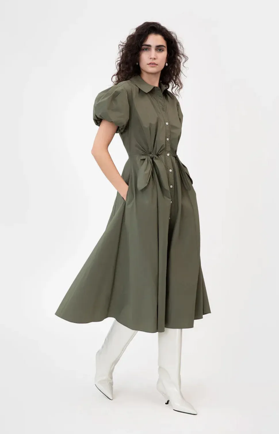 Elza Dress in Fern