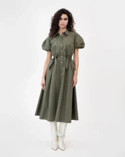 Elza Dress in Fern