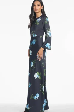 Embellished Alex Gown Night Sky Blue Oculata