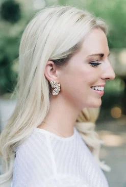 Embellished Butterfly Studs