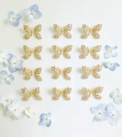 Embellished Butterfly Studs