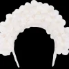 Embellished Flower Crown with Faux Pearl