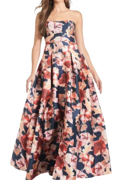 Embellished Giovanna Gown in Bedford Bouquet
