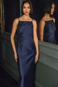 Embellished Pryce Gown in Night Sky