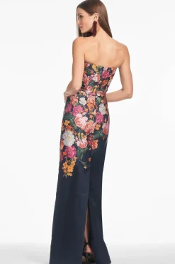 Embellished Sabine Gown Midnights Magic Blooms