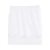 Embroidered Crib Skirt in Blush