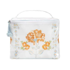 Embroidered Train Case