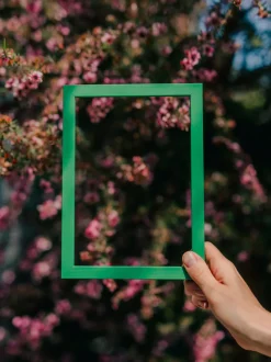 Emerald Green Wood Picture Frame